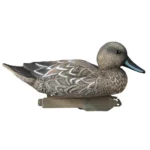 Higdon Outdoors Standard Pintail, right-side view of brown duck decoy with blue bill