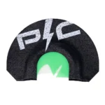 Higdon Outdoors Power Calls Combo Cut Diaphragm Turkey Call, black call with green center tab