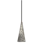 Higdon Outdoors Battleship Rig, front view with black line and gray triangular weight