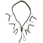 Higdon Outdoors Power Calls 7-in-1 Call Lanyard, braided camouflage cord with seven loops