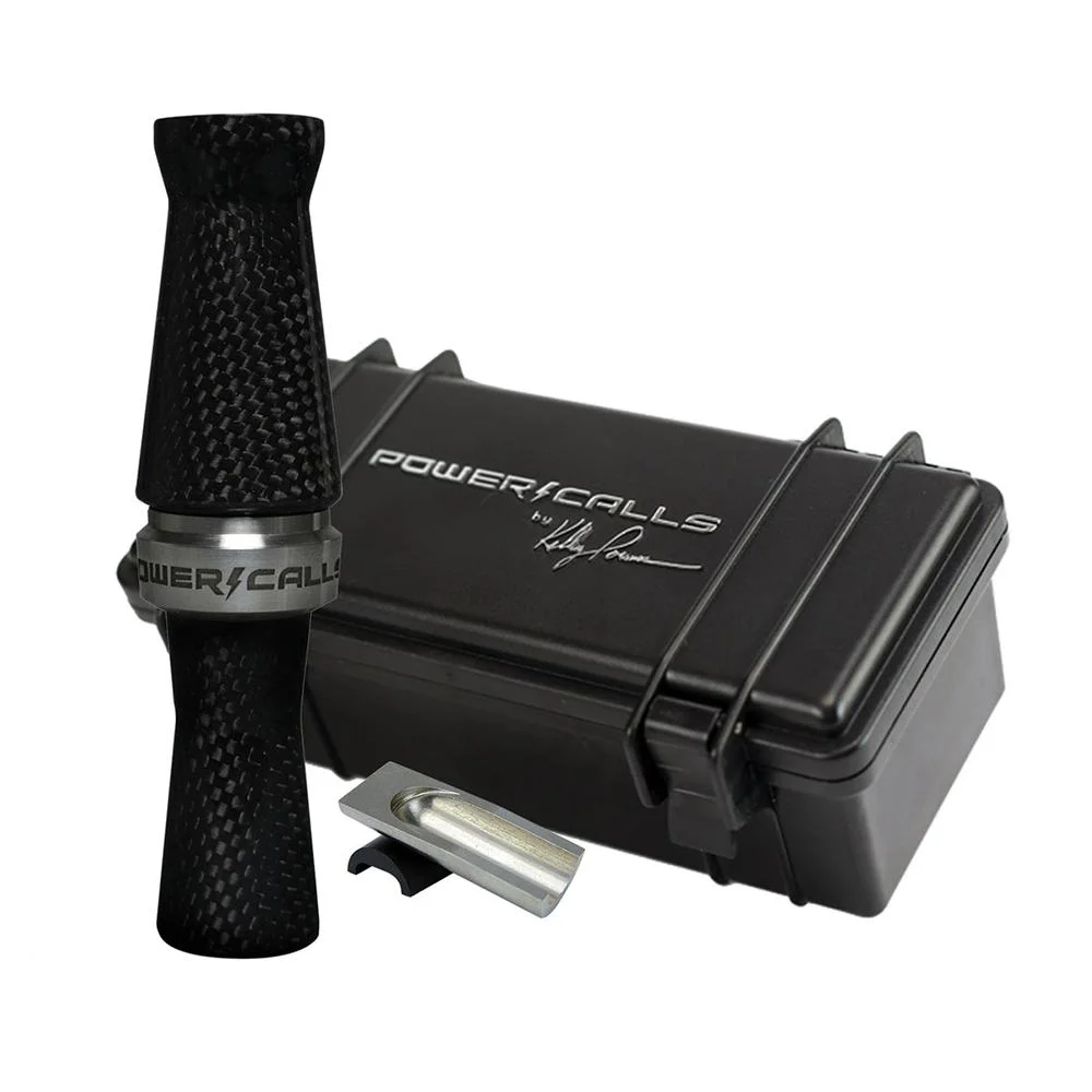 primary-37927 Higdon Outdoors Power Calls Wavelength CTI goose mouth call, black call with case and tool