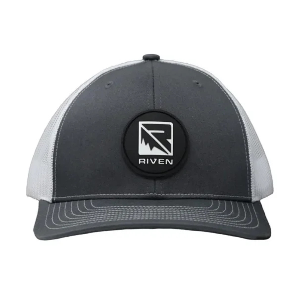 Higdon Outdoors Riven Logo Patch Hat Grey/White