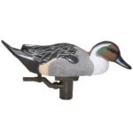 Higdon Motion Battleship Swimmer PRO Pintail, right-side view with painted plumage and mounting post