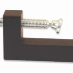 Berry's Mfg VersaCradle System C-Clamp, black clamp with silver threaded screw and T-handle