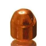 Berry's Superior Plated Pistol Bullets, single copper-coloured round-nose bullet upright