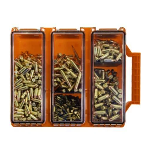 Berry's Mfg Berrys Ammo Can Tri-Can Utility Box - Orange