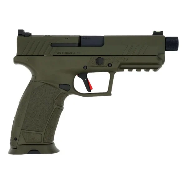 Tisas Arms Corp Tisas PX-9 Gen 3 Duty-TH Handgun 9mm Luger 18 & 20rd Magazines 4.69" Barrel OD Green