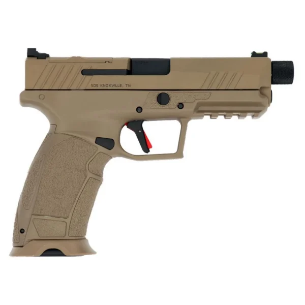 Tisas Arms Corp Tisas PX-9 Gen 3 Duty-TH FDE Semi Auto Pistol 9mm Handgun 18rd & 20rd Magazines (2) 4.69" Barrel FDE