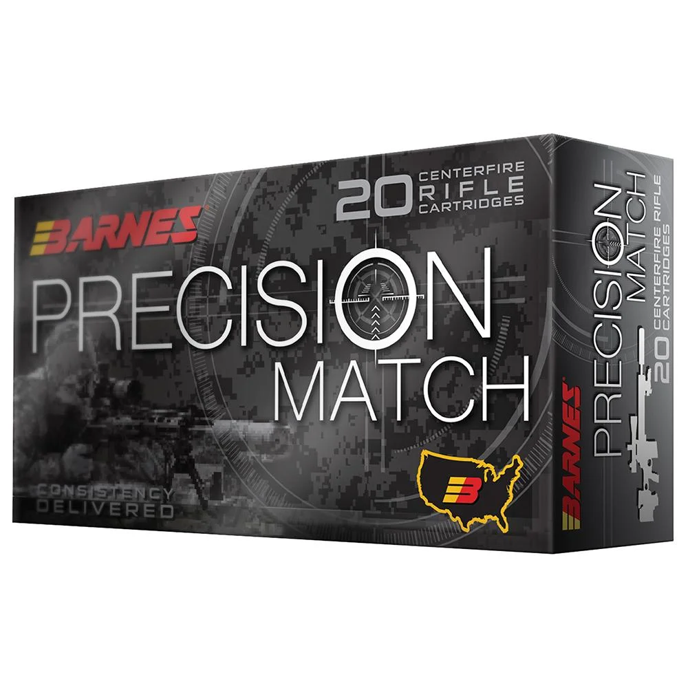 primary-38527 Barnes Bullets Barnes Precision Match Rifle Ammunition 223 Remington 55 gr Match Burner OTM BT 3215 fps 20/ct