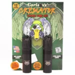 Carlson's Cremator Waterfowl Choke Tube set, two black tubes displayed with green packaging