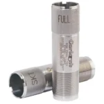 Carlson's Sporting Clays Skeet Choke Tube, two silver threaded tubes with knurled ends