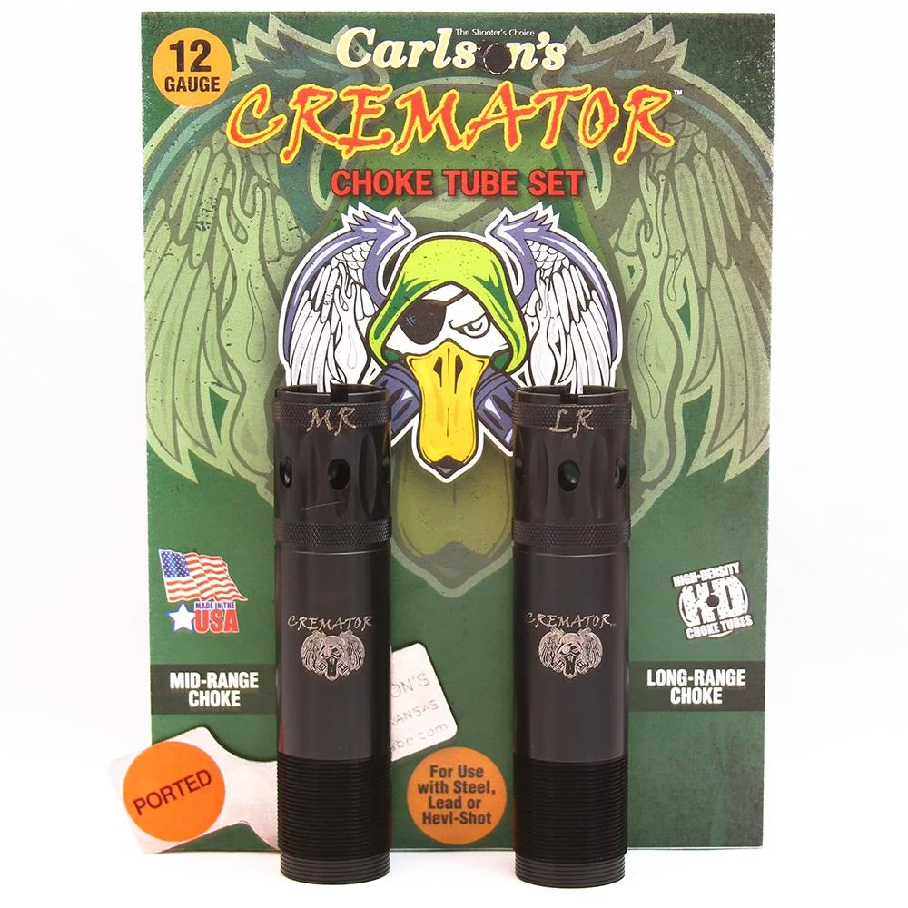 primary-38702 Carlson'S Choke Tubes LLC Carlson's Cremator Waterfowl Mid and Long Range Ported Choke Tube for 12 ga Browning Invector Plus
