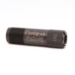 Carlson's Turkey Extended Choke Tube, black cylindrical tube with knurled body and notched end