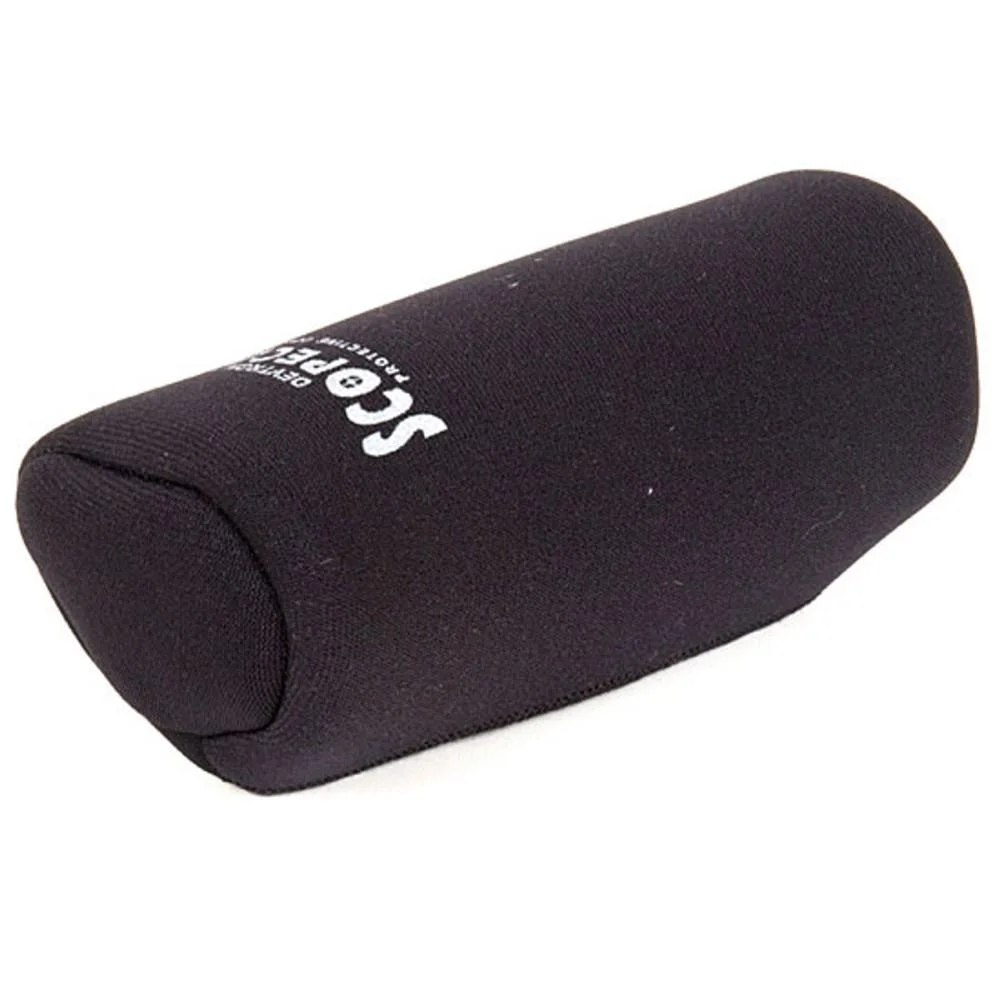 primary-38717 Scopecoat Holographic and Electronic Optics Cover black fabric cover, angled side view