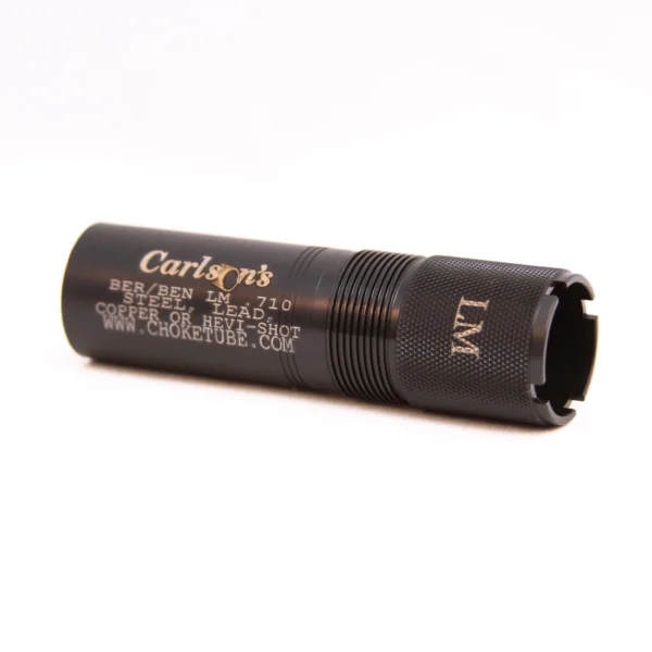 Carlson's Sporting Clay Light Modified Non Ported Choke Tube, black angled side view