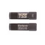 Carlson's TSS Turkey Choke Tube, two dark metal tubes shown from the side