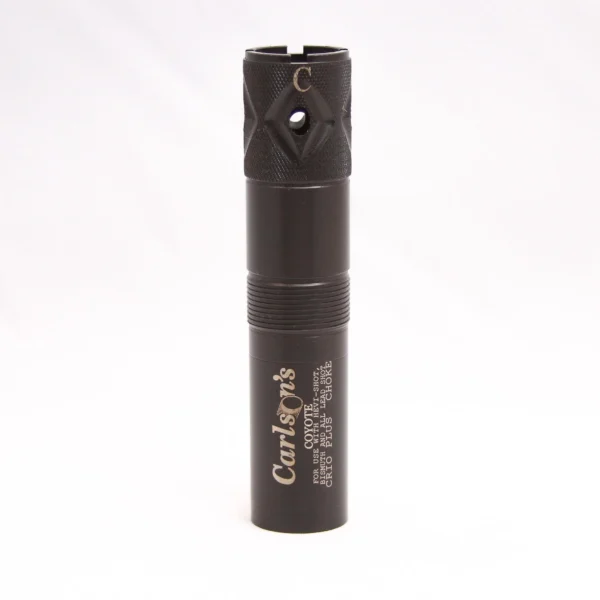 Carlson's Coyote Extended Ported Choke Tube, black upright tube with side ports