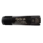 Carlson's Mid Range #2 Choke Tube, black side view with threaded end and white markings