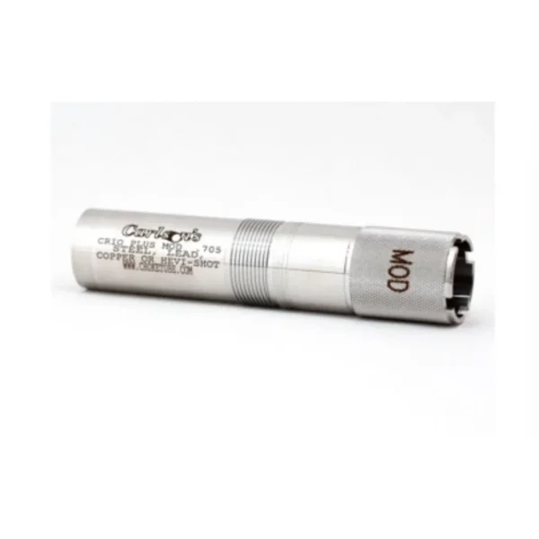 Carlson's Sporting Clay Improved Cylinder Choke Tube, silver side view with black end