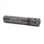 Carlson's Long Beard Turkey Ported Choke Tube black tube, side view with ported end