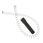 SDS Imports MAC 1014 magazine extension tube, black tube shown with two long coil springs