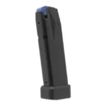 Walther Arms PDP Pro SD Compact Handgun Magazine, black with blue follower and extended base