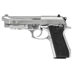 Taurus International Inc. Taurus 92 Handgun 9mm Luger 17rd Magazine 5" Barrel High polish Stainless Slide/ Black Grip