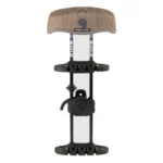 G5 Outdoors Head Loc Quiver, brown and black front view with mounting bracket
