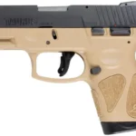 Taurus International Inc. Taurus G2S 9mm Luger 7rd Magazine 3.2" Barrel Black Slide/FDE Grip