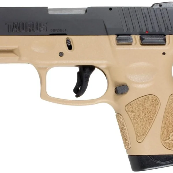 Taurus International Inc. Taurus G2S 9mm Luger 7rd Magazine 3.2" Barrel Black Slide/FDE Grip