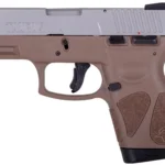 Taurus International Inc. Taurus G2S Handgun 9mm Luger 7rd Magazines 3.2" Barrel Stainless Slide/Brown Grip