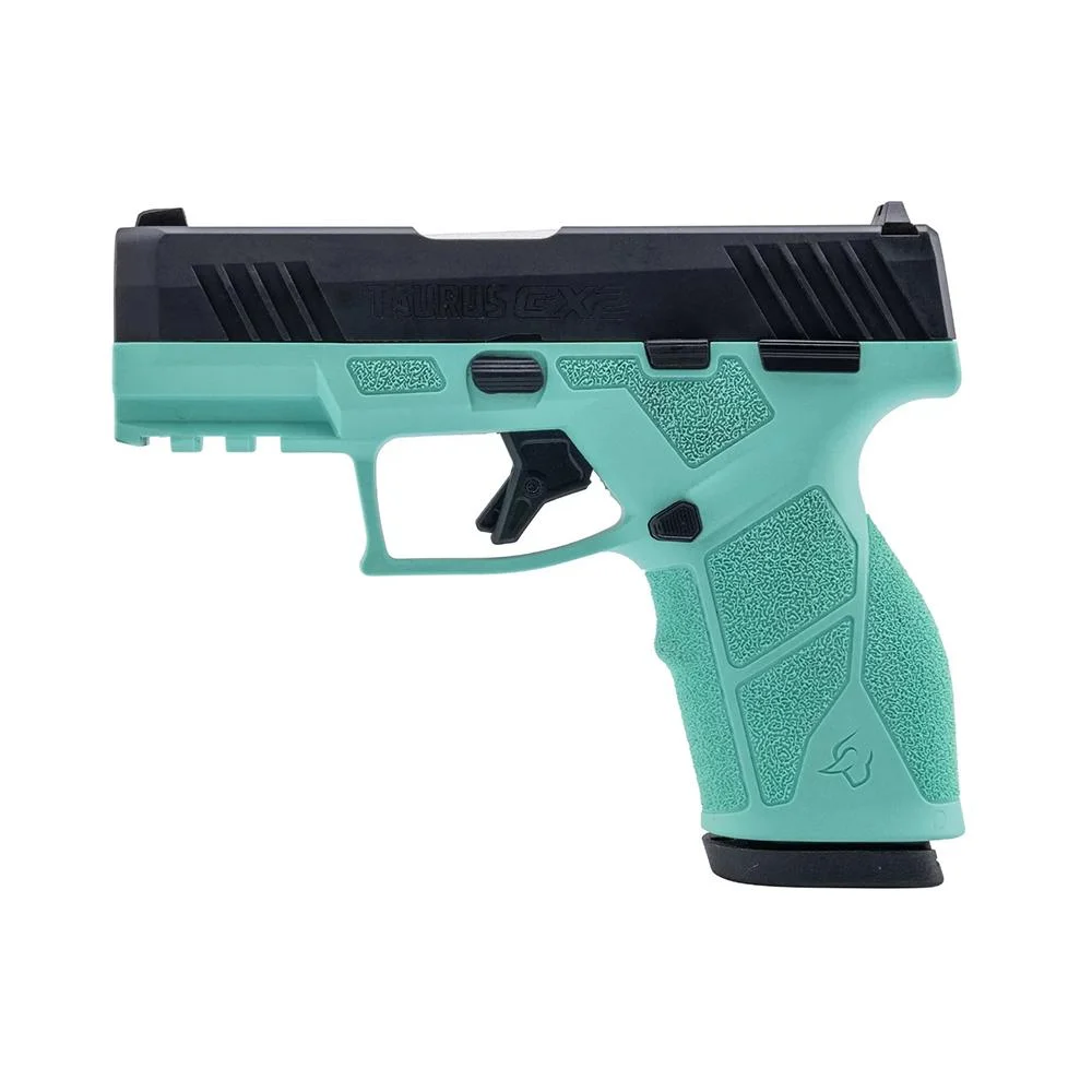 primary-38882 Taurus International Inc. Taurus GX2 Handgun 9mm Luger 13rd Magazines (2) 3.38" Barrel Cyan Frame/Black Slide