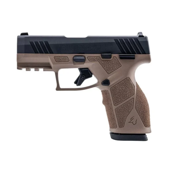 Taurus International Inc. Taurus GX2 Handgun 9mm Luger 13rd Magazines (2) 3.38" Barrel Brown Frame/Black Slide