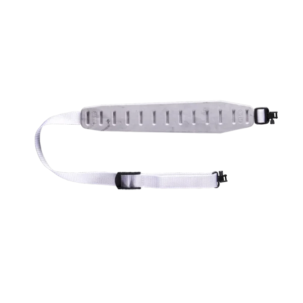 Blackpowder Products Inc-Quake Quake Claw 2.0 rifle sling, snow camo side view with loop