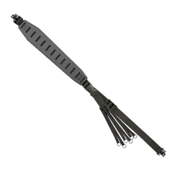 Blackpowder Products Quake Claw 2.0 Game Hauler Rifle Sling, black diagonal view