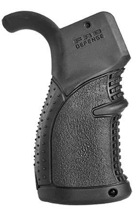 FAB DEFENSE INC. Mako Group Rubberized Pistol Grip for M16/M4/AR-15, black right-side view
