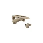 Fab Defense PTK VTS Combo tan pointing grip and smaller support grip, side view
