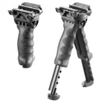 FAB DEFENSE INC. Mako Group Tactical Pivoting QR Vertical Foregrips with Integrated Adjustable Bipod
