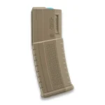 Fab Defense Ultimag G2 tan rifle magazine, angled front view with textured body