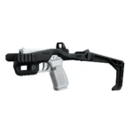 Recover Tactical SA43 20/20N black stabilizer kit in left-side view with brace and pistol grip