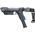 Recover Tactical S-PRO MG Conversion Kit, black chassis with grip, brace and inserted magazine