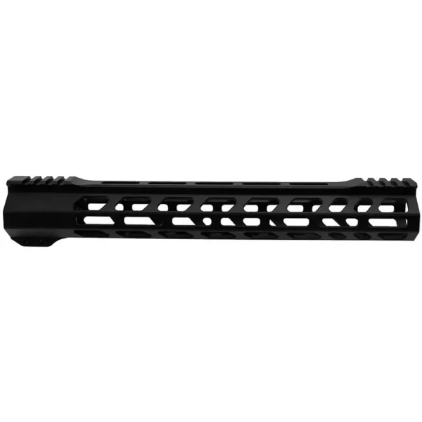 TacFire M-LOK Free Float Handguard black, side view with slotted rail openings
