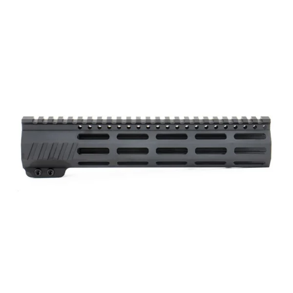 TacFire AR-15 M-LOK Free Float Handguard 10 Black, right-side view with top rail and vent slots