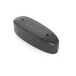 KICK-EEZ Magnum Recoil Pad, angled top view of black oval pad with textured face and two holes