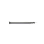 Lee Undersize Mandrel, silver metal side view with narrow stepped tip