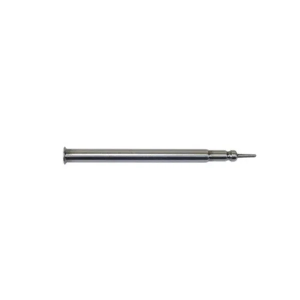 Lee Undersize Mandrel, silver metal side view with narrow stepped tip