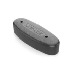 KICK-EEZ Junior Recoil Pad 1-11/16 x 4-5/8 x 15/16 Black, oval black textured pad, angled view