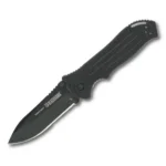 Bear & Son Cutlery Bear & Son Blackhawk Point Man Sideliner Folding Knife 3-3/8" Drop Point Blade Black