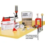 Lee 50th Anniversary Breech Lock Challenger Kit, press and reloading tools displayed on a bench