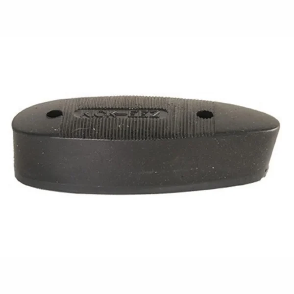 KICK-EEZ Magnum Recoil Pad, black side view with rounded profile and two mounting holes